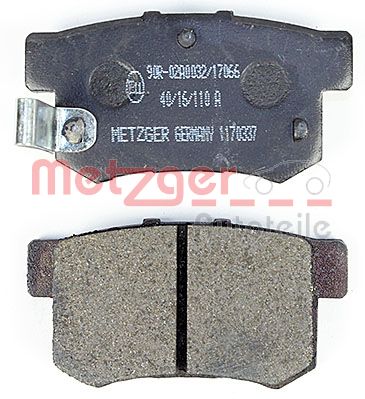 METZGER 1170337 GREENPARTS Bremsbelagsatz, Scheibenbremse